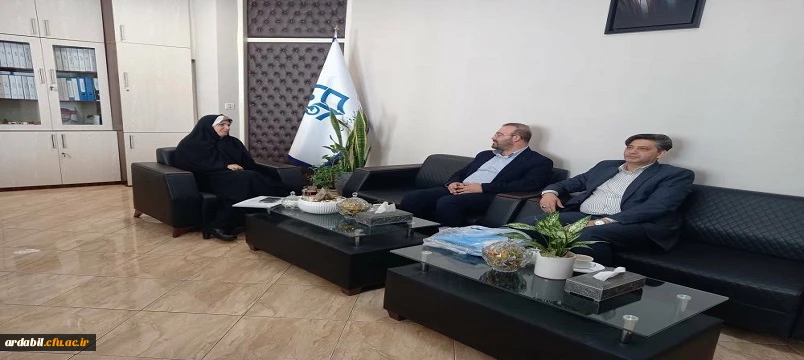 دیدار رئیس دانشگاه فرهنگیان استان اردبیل با سرپرست معاونت برنامه ریزی و توسعه منابع سازمان مرکزی
